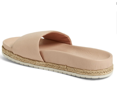 Vince Women's Aurelia Leather Pool Slide Sandals