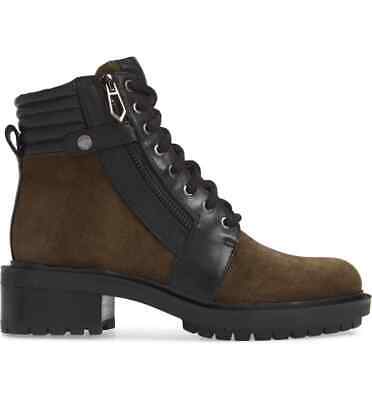 Botkier Women's Moto Leather Lace Up Booties