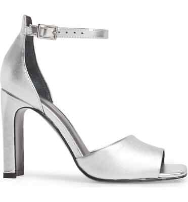 Marc Fisher Harlin Leather High Heel Ankle Strap Sandals