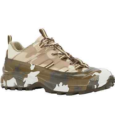 burberry Arthur Camo Print Sneaker MSRP $890 Size 44/US 11 # MS 81 NEW