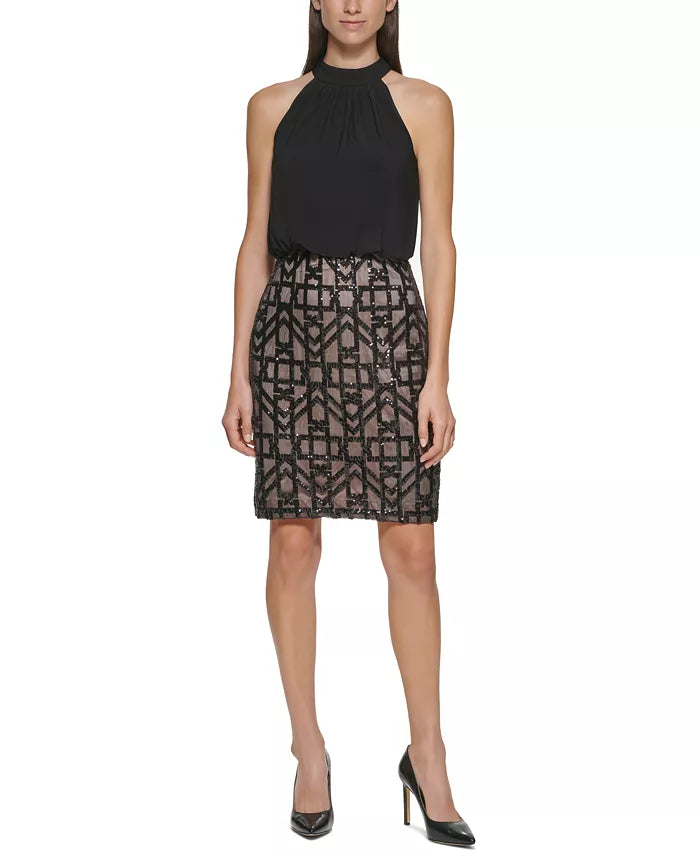 Vince Camuto Sequined Bodycon Dress