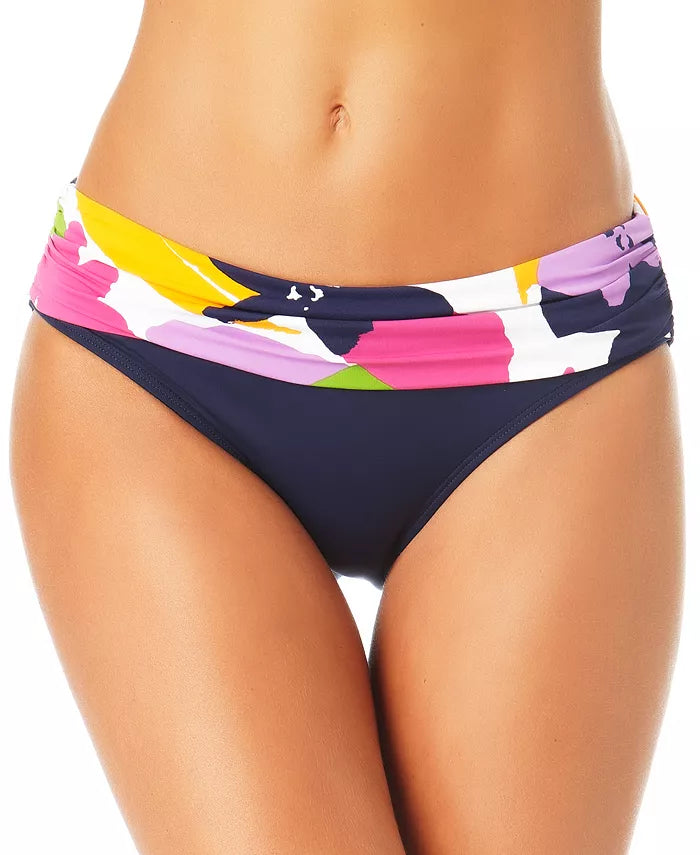 Anne Cole Bold Floral Foldover Bikini Bottoms