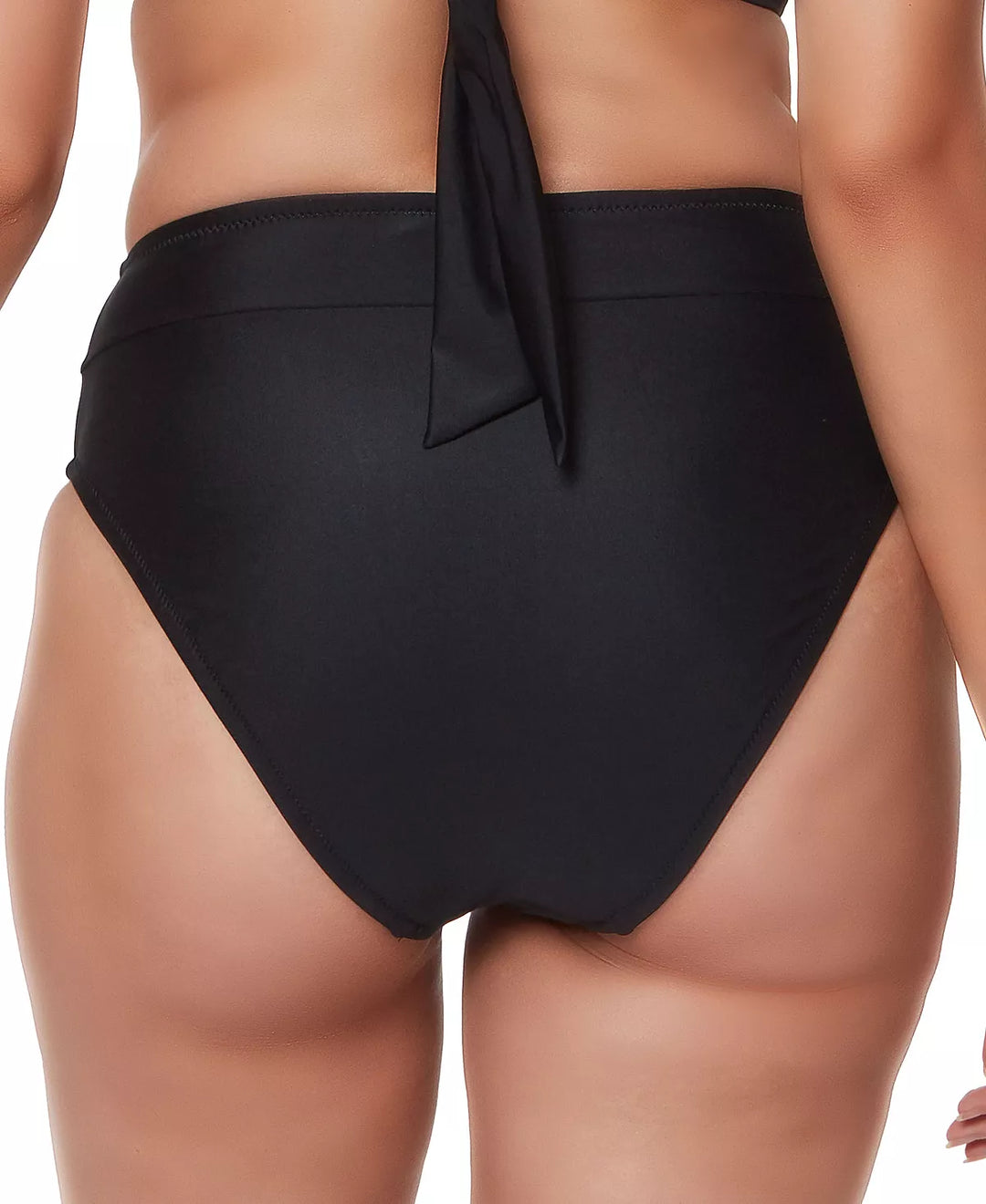 Bar III High-Rise High-Leg Bikini Briefs
