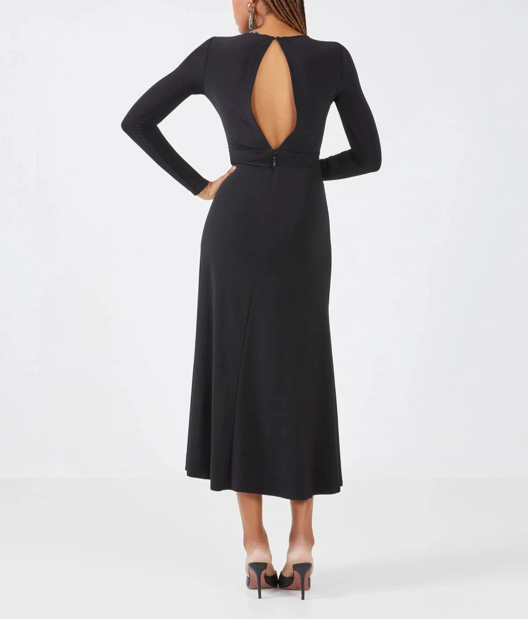 BCBGMAXAZRIA Lori Keyhole Cutout Dress