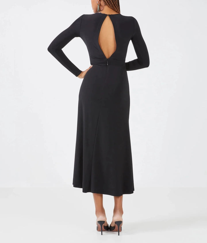 BCBGMAXAZRIA Lori Keyhole Cutout Dress