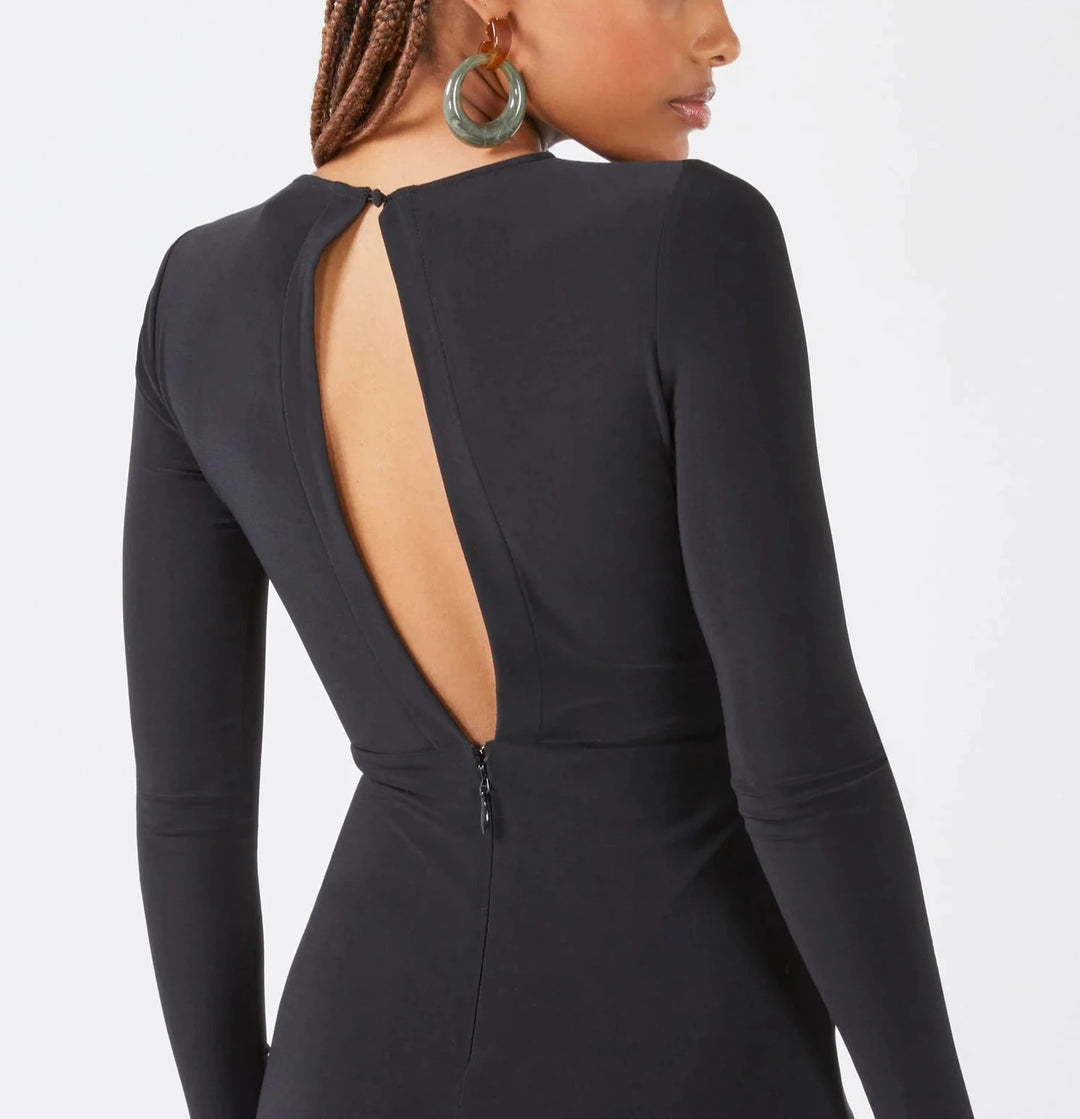BCBGMAXAZRIA Lori Keyhole Cutout Dress