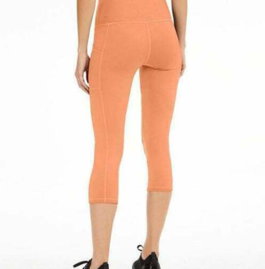 Ideology High-Rise Side-Pocket Cropped Leggings