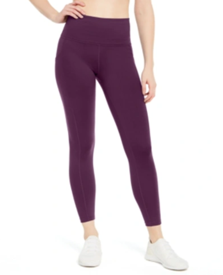 ID Ideology Compression High-Waist Side-Pocket 7/8 Length Leggings