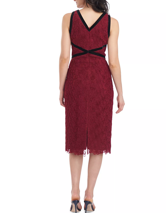 JS Collections Audrey Lace Sheath Dress