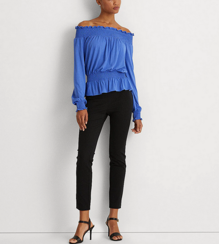Lauren Ralph Lauren Jersey Off-the-Shoulder Top