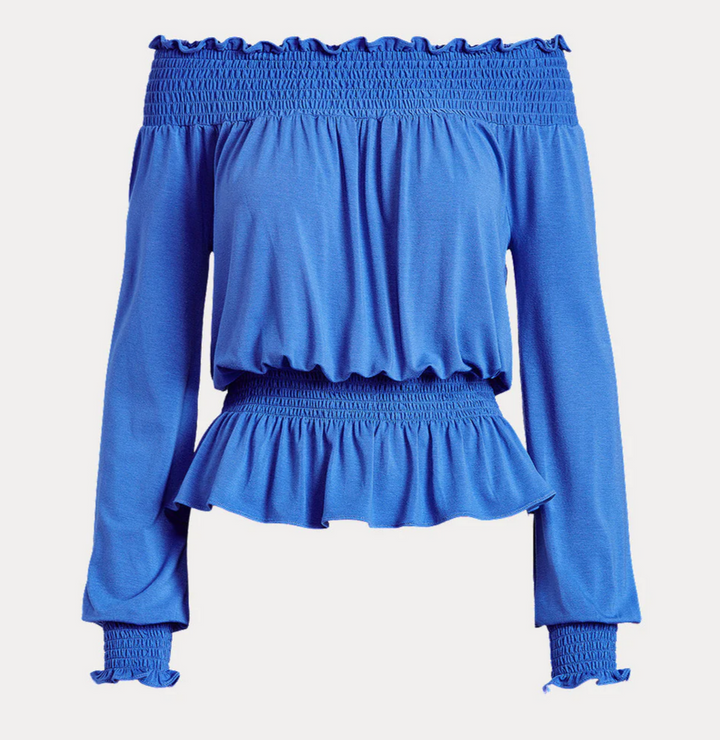 Lauren Ralph Lauren Jersey Off-the-Shoulder Top