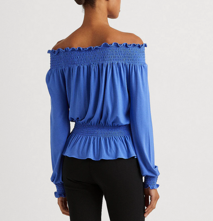 Lauren Ralph Lauren Jersey Off-the-Shoulder Top