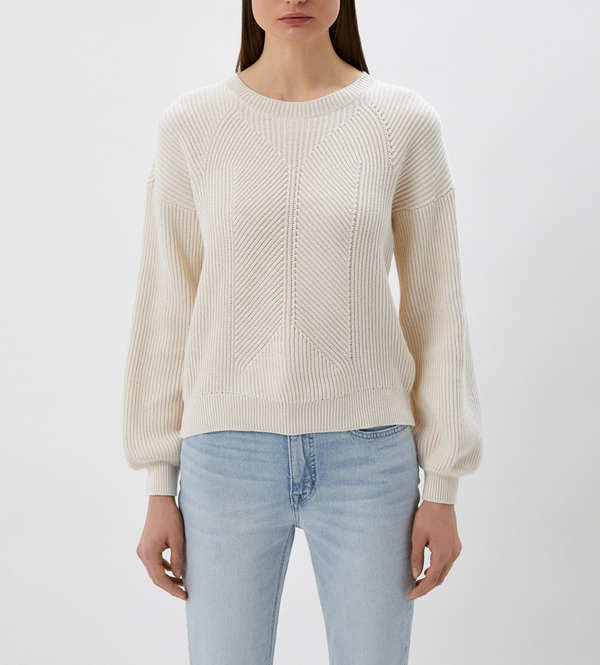 Lauren Ralph Lauren Blouson-Sleeve Sweater