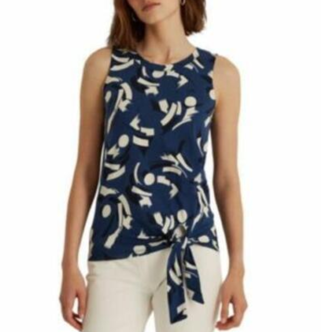 Ralph Lauren Geometric-Print Tank Top
