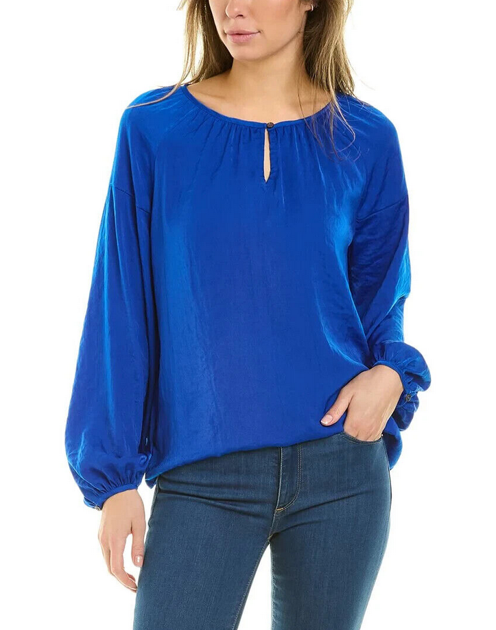 Vince Camuto Hammered Satin Blouse