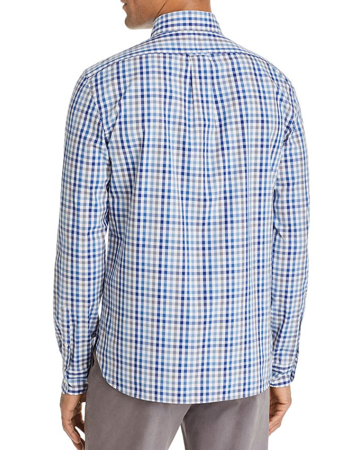 The Men's Store Four-Color Check-Print Shirt