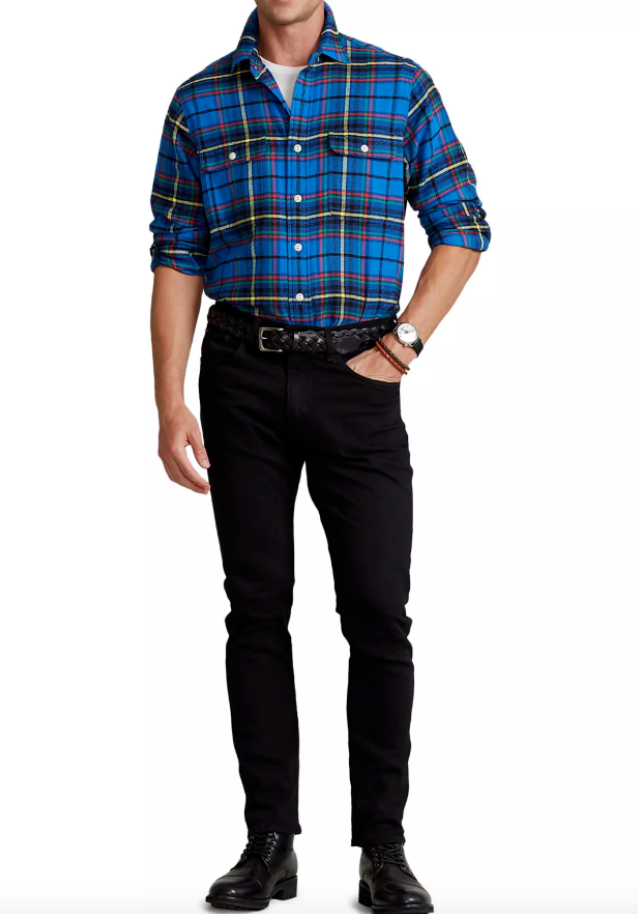 Polo Ralph Lauren Classic-Fit Plaid Cotton Twill Shirt