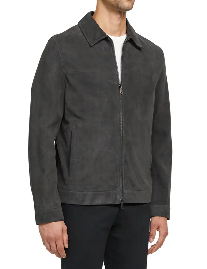 THEORY Roscoe Radic Suede Jacket