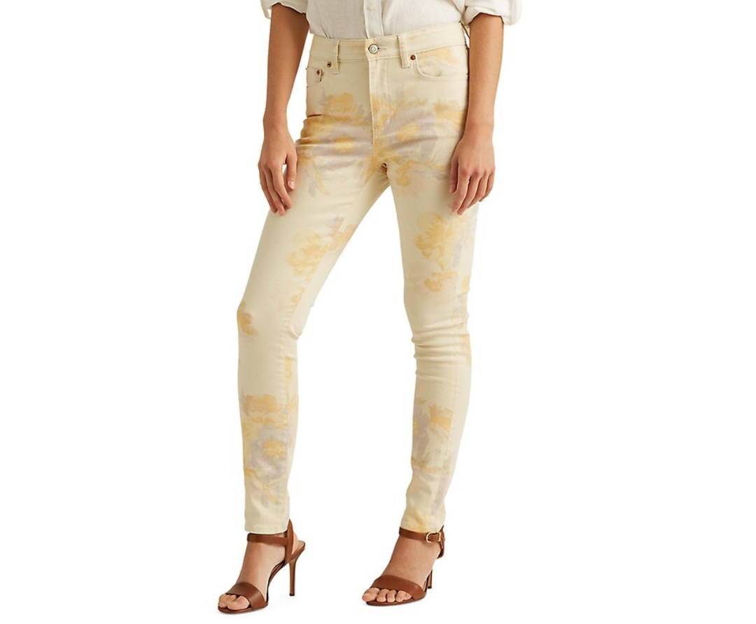 Lauren Ralph Lauren High-Rise Slim Ankle Jeans