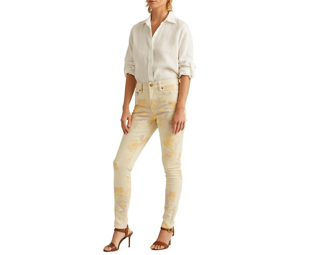 Lauren Ralph Lauren High-Rise Slim Ankle Jeans