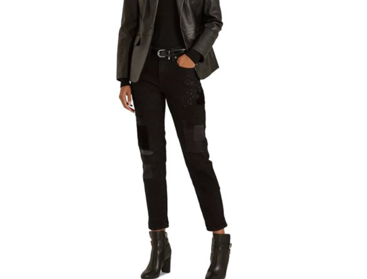 Ralph Lauren Patchwork Relaxed Tapered Jean