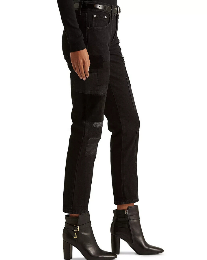 Ralph Lauren Patchwork Relaxed Tapered Jean