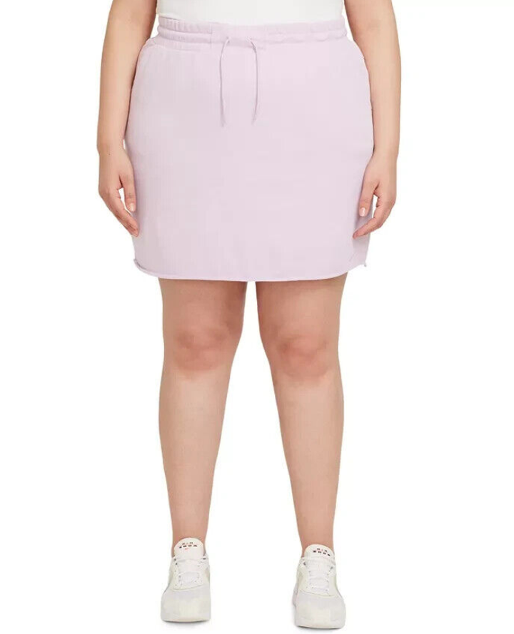Nike Plus Size Icon Clash Drawstring-Waist Sweats Skirt