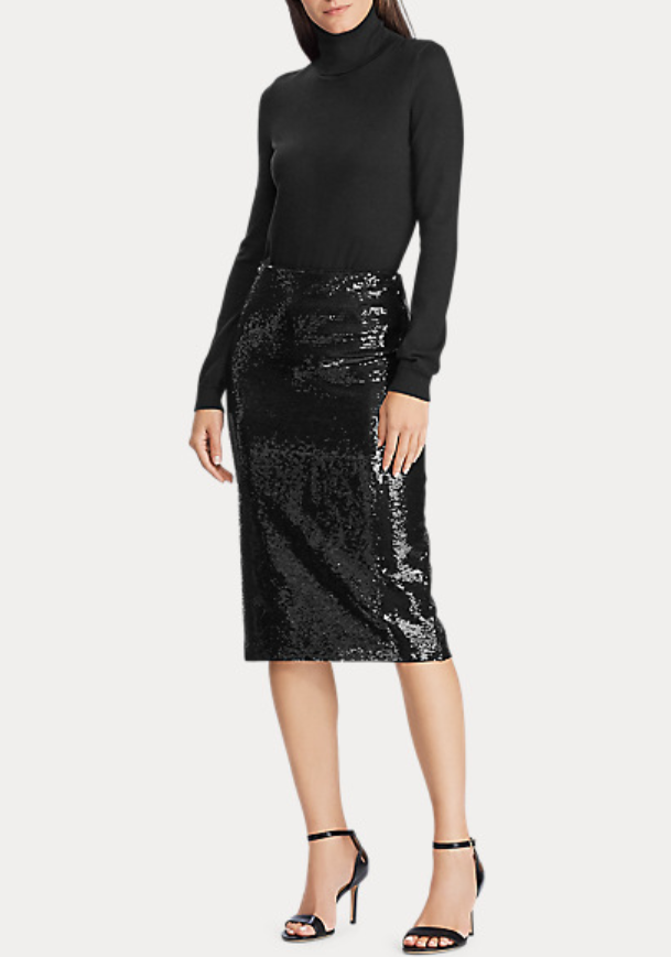 Lauren Ralph Lauren Sequined Skirt