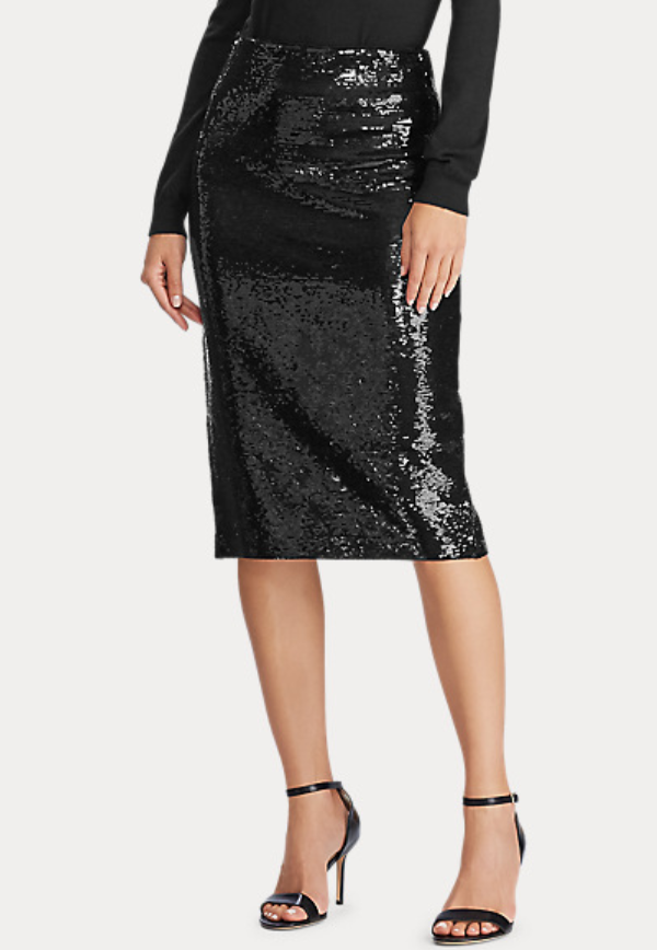 Lauren Ralph Lauren Sequined Skirt