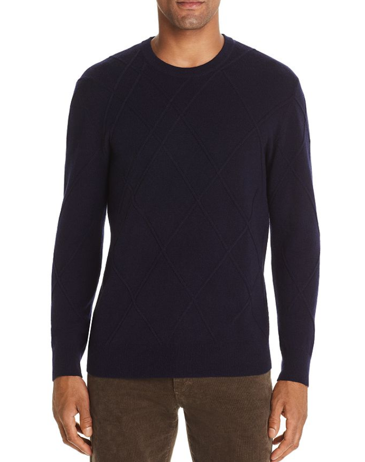 The Men's Store Cable-Knit Sweater