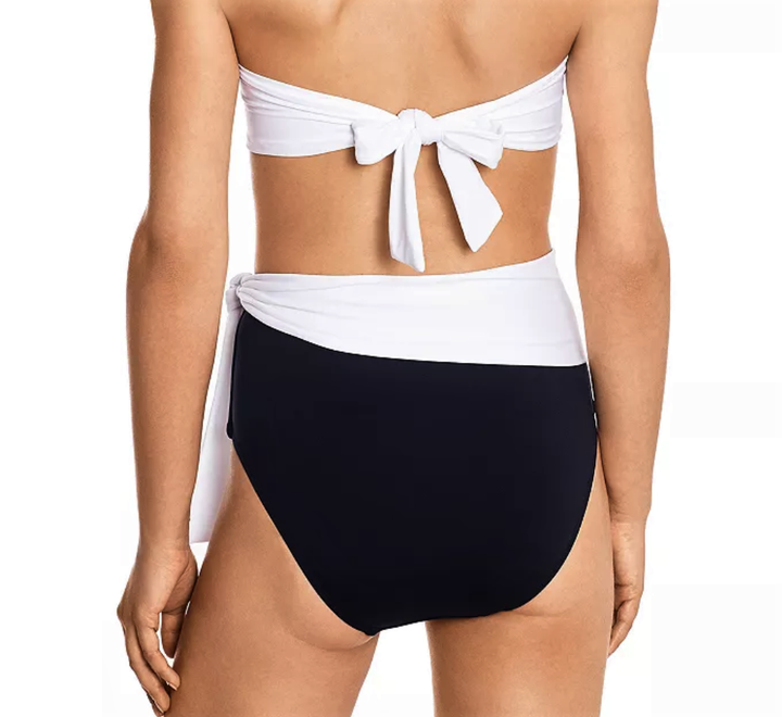 Lauren Ralph Lauren Bel Air High-Waist Sash Bikini Bottom