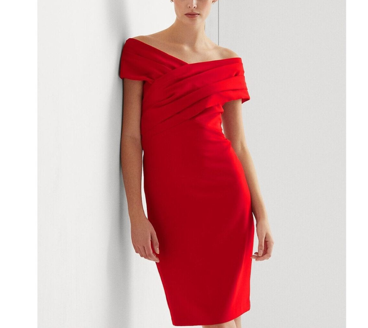 Lauren Ralph Lauren Crepe Cocktail Dress