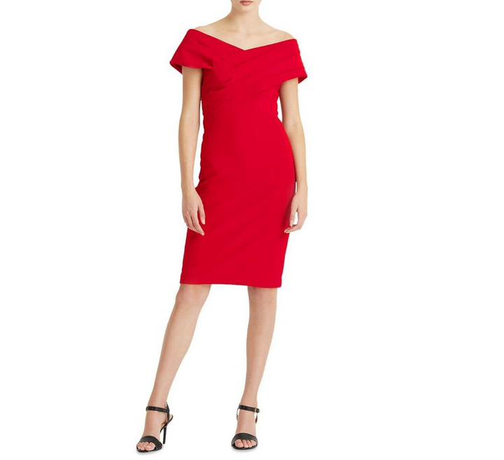 Lauren Ralph Lauren Crepe Cocktail Dress