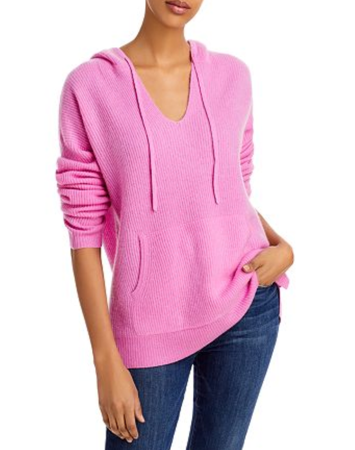 C by Cashmere Long Sleeve Cashmere Hoodie