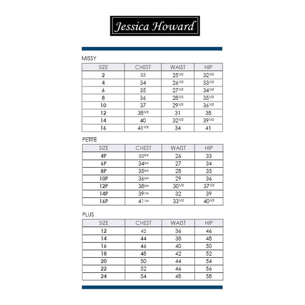 Jessica Howard Petite Crossover-Front Dress