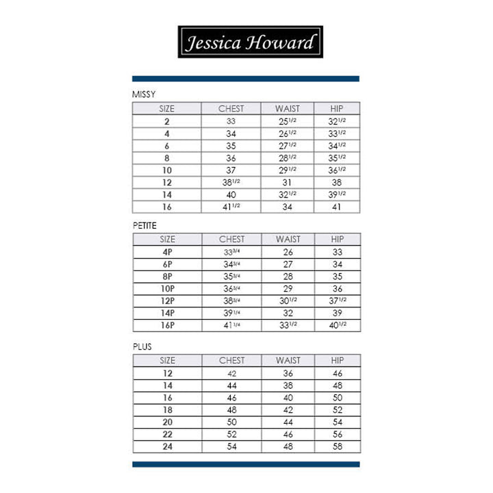 Jessica Howard Petite Crossover-Front Dress