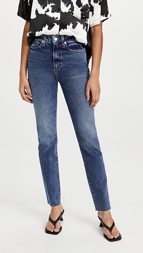 Le Jean Lara High Rise Stovepipe Straight Leg Jeans