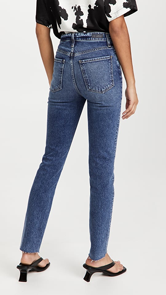 Le Jean Lara High Rise Stovepipe Straight Leg Jeans