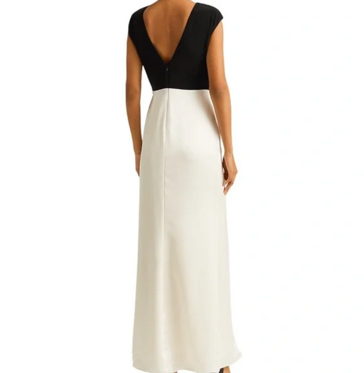 Lauren Ralph Lauren Knit Top & Satin Gown