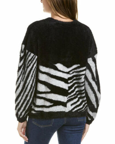 Vince Camuto Zebra-Print Sweater